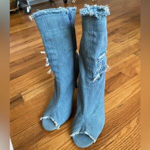 ShoeDazzle Jeans heels